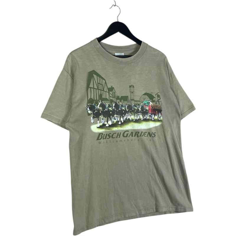 Vintage Busch Gardens Williamsburg VA Souvenir T-Shirt