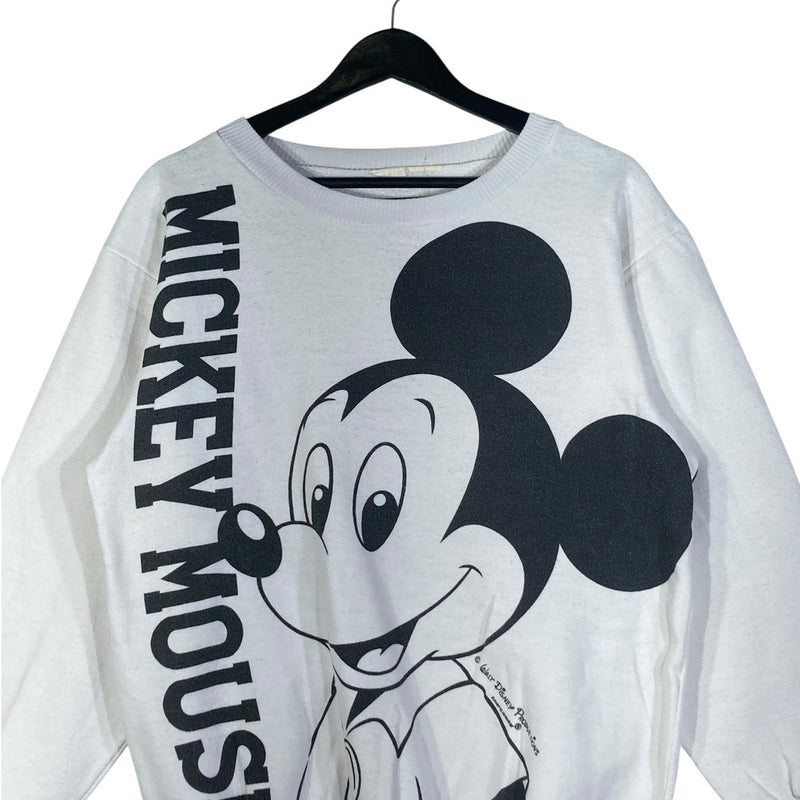 Vintage Disney Mickey Mouse Front & Back Graphic Crewneck