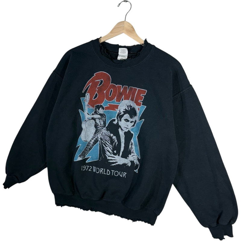Vintage David Bowie World Tour '72 Music Crewneck