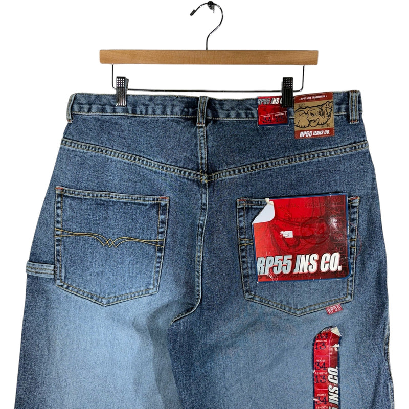 Vintage RP55 Jeans Co. Baggy Denim Shorts 38x13 NWT