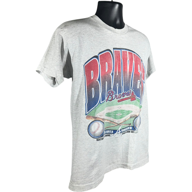 Vintage Atlanta Braves National League MLB Spellout Tee 90s