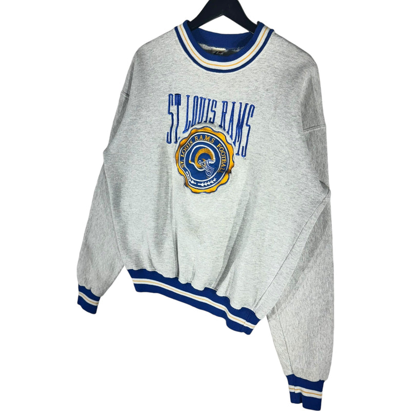 Vintage NFL St. Louis Rams Embroidered Crewneck