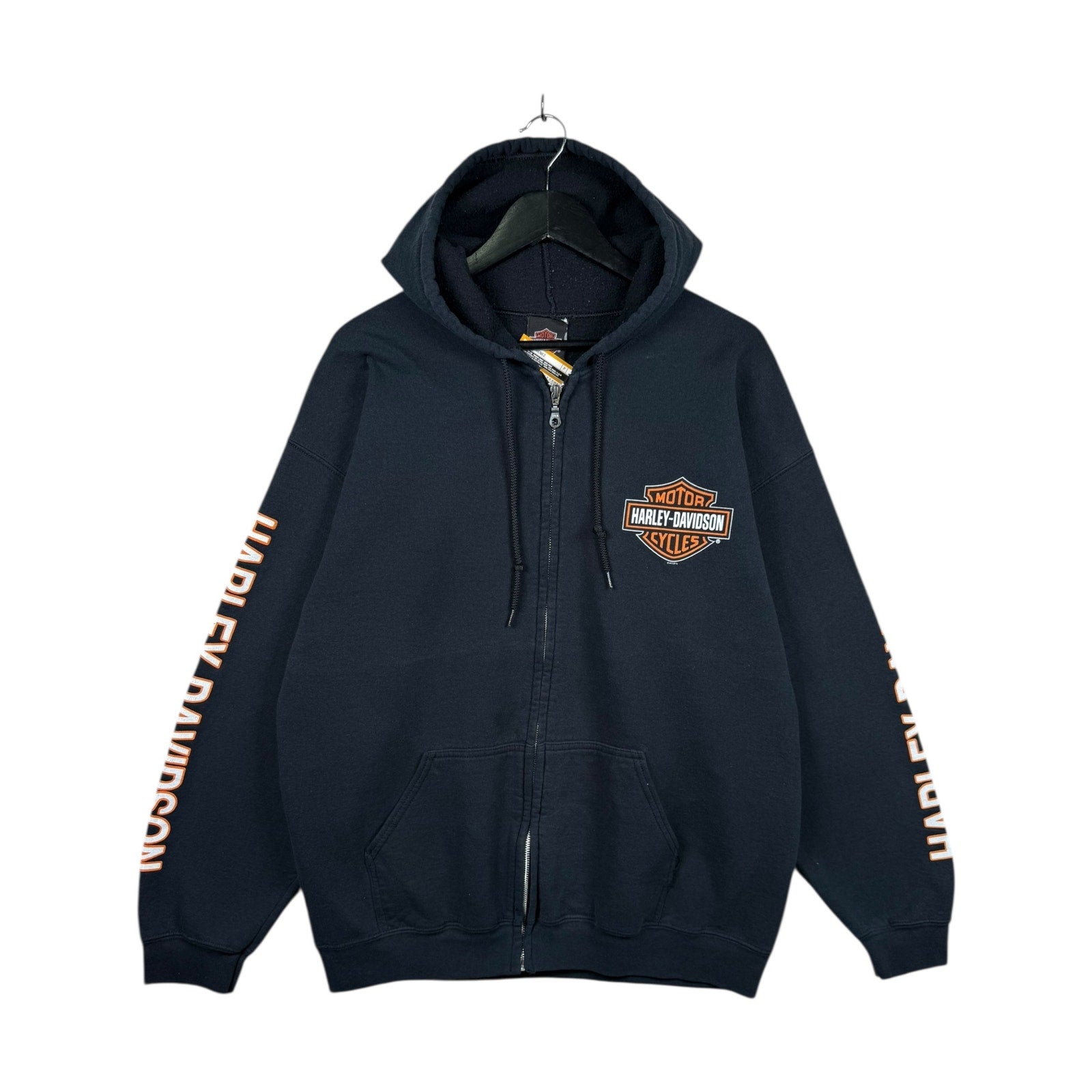 Vintage Harley Davidson Bar & Shield Zip Up Hoodie