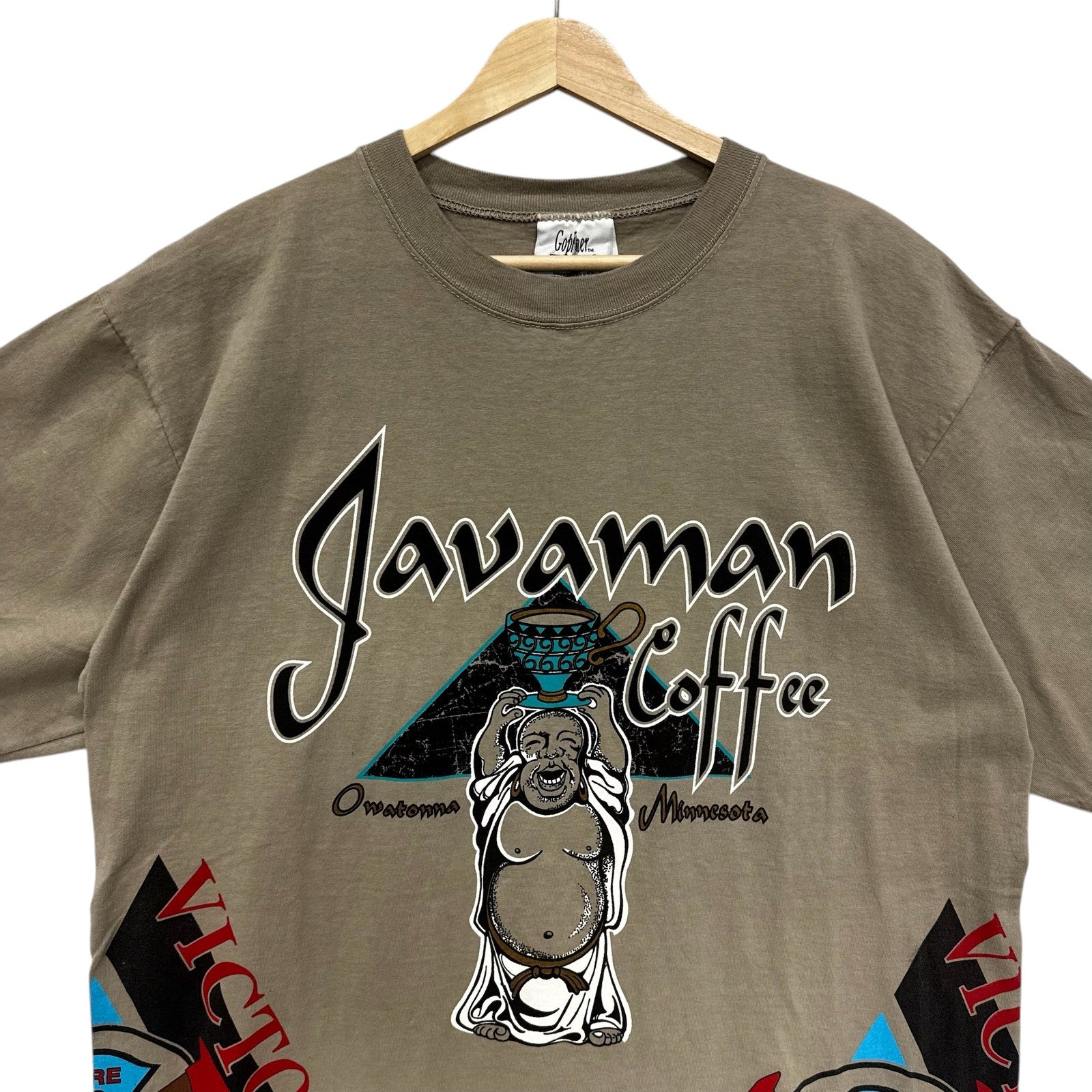 VTG Javaman Coffee Victoria Fire Rescue Wraparound Tee