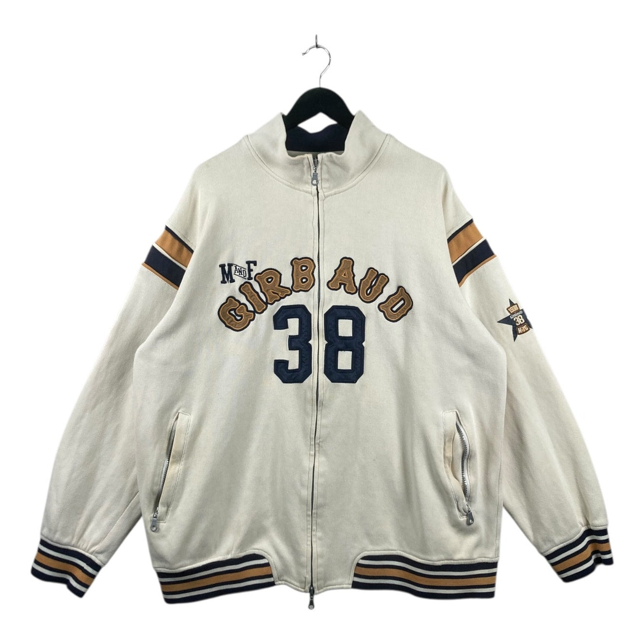 Vintage Girbaud 38 Full Zip Varsity Jacket