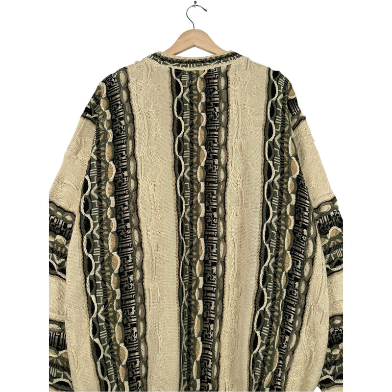 Vintage Alexander Loyd 3D Cable Knit Sweater