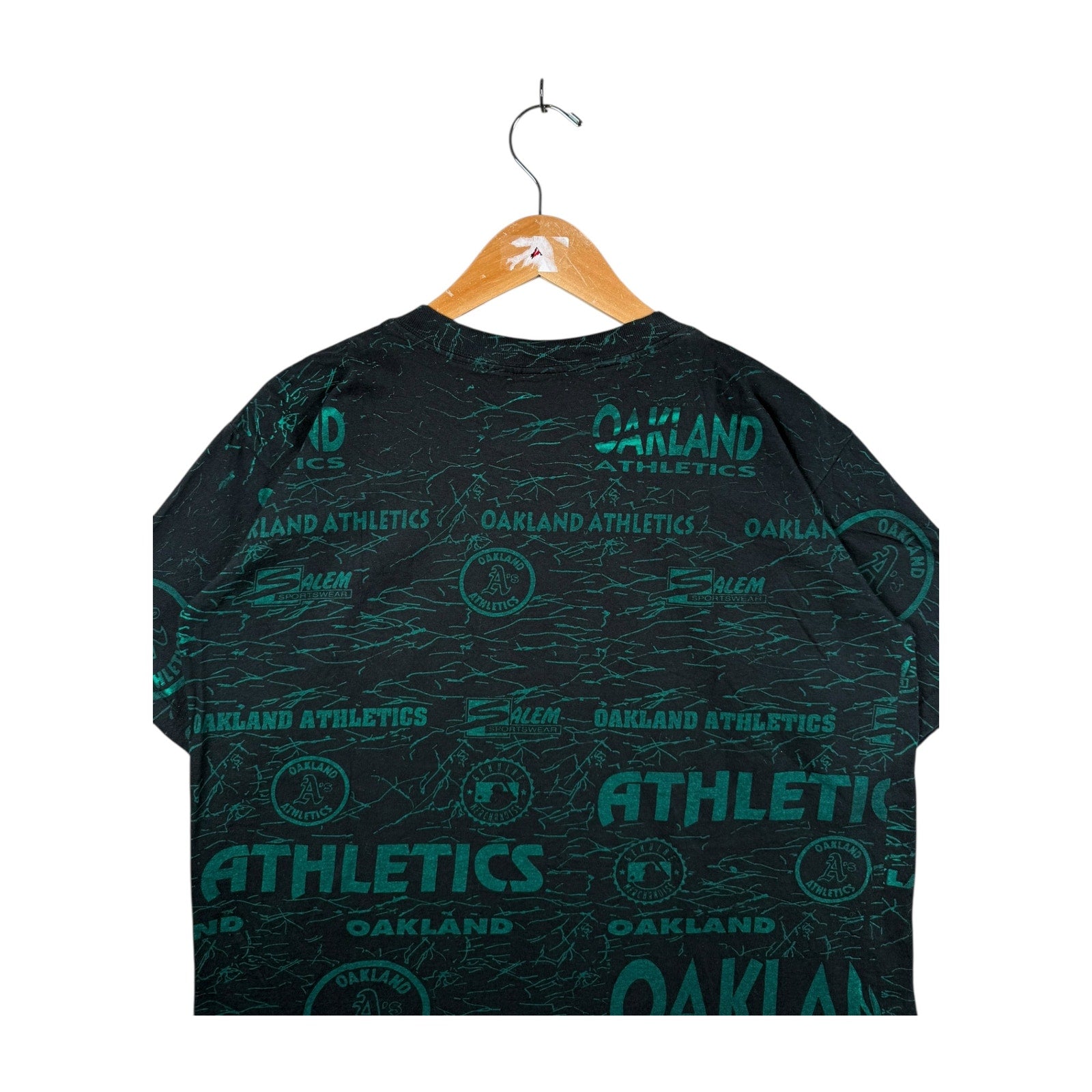 Vintage Oakland Athletics MLB All Over Print Baseball T-Shirt