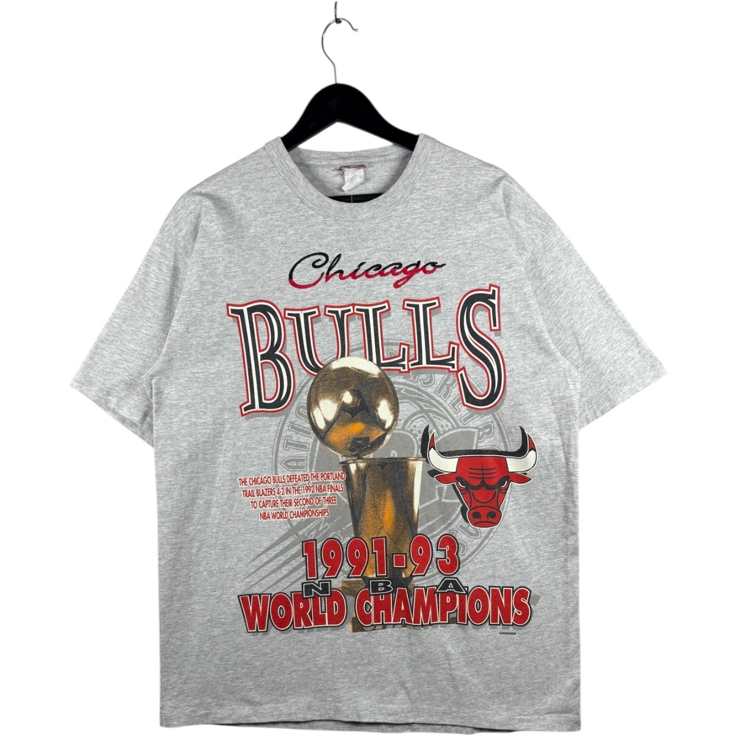 Vintage Chicago Bulls World Champions NBA T-Shirt 91-93