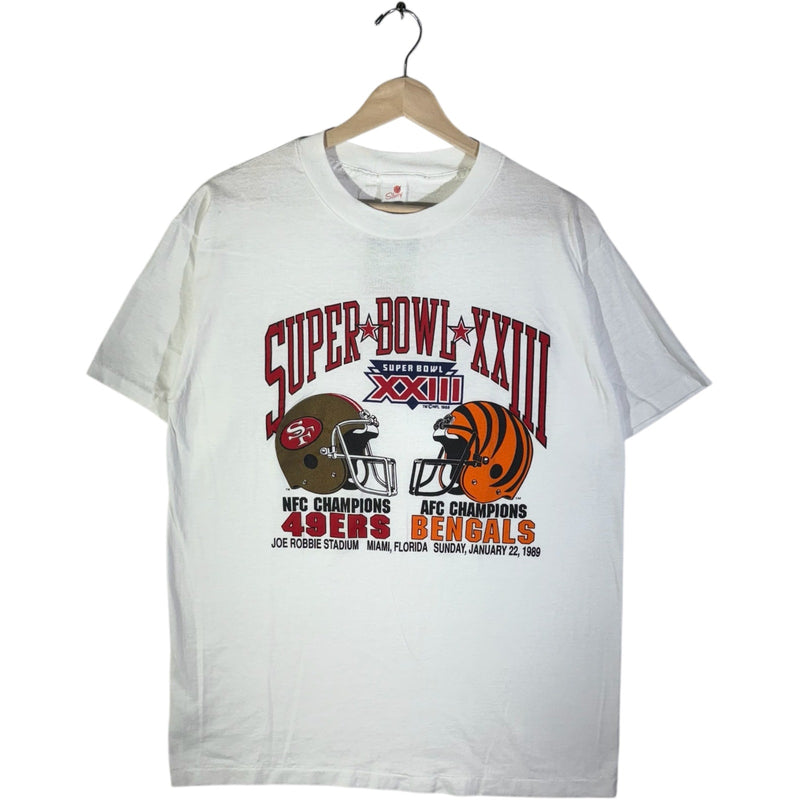 Vintage Super Bowl 23 49ers vs. Bengals Tee 80s