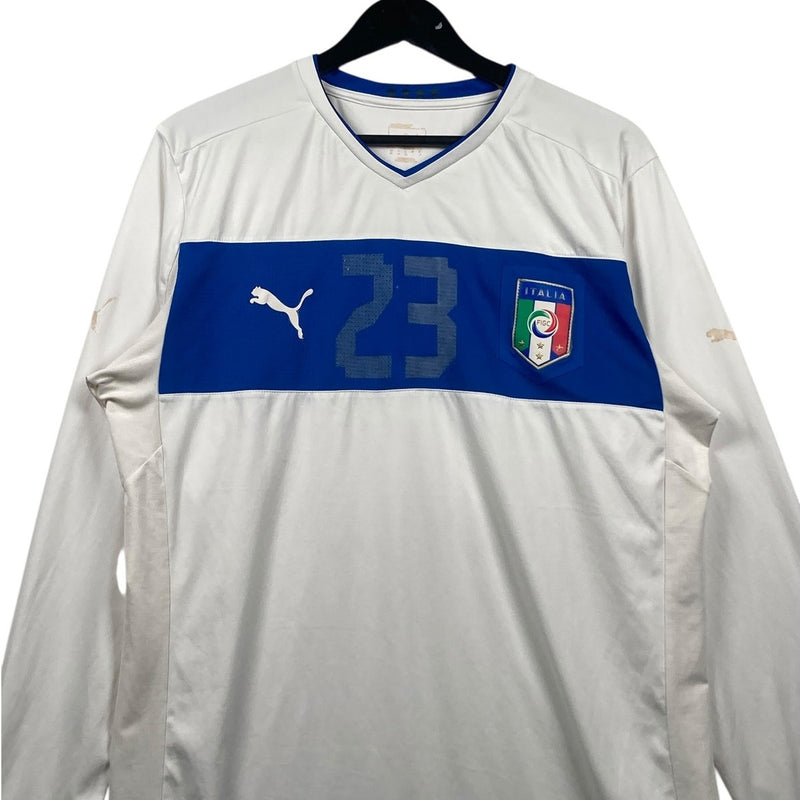 Vintage Italy Puma #23 Long Sleeve Soccer Jersey