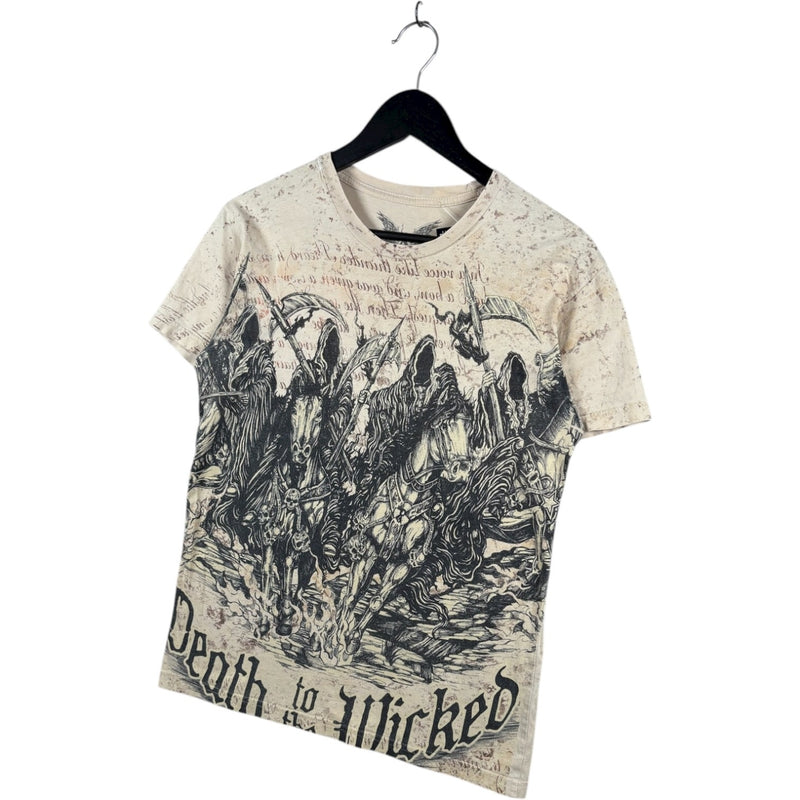 Vintage Death To The Wicked AOP T-Shirt