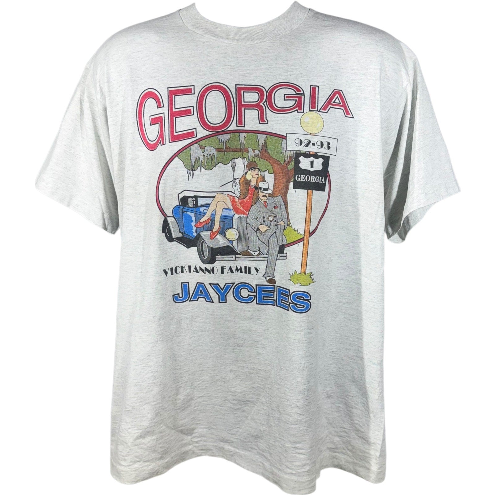 Vintage Georgia Vickianno Family Jaycees Tee