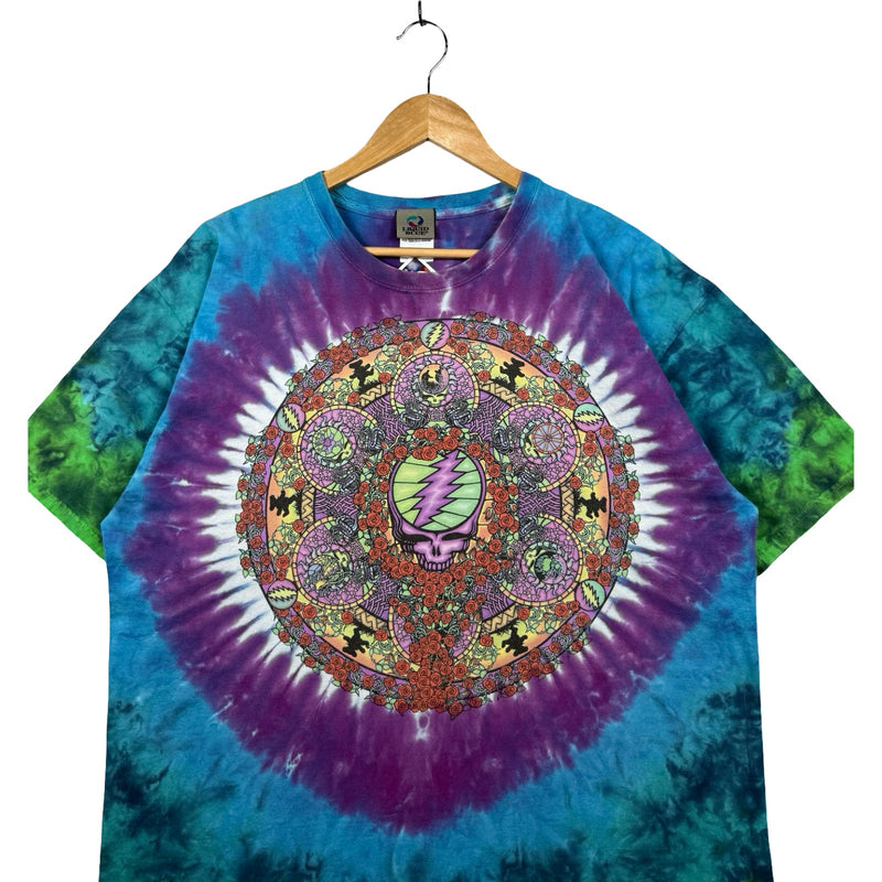 Vintage Grateful Dead Steal Your Face Tie Dye T-Shirt