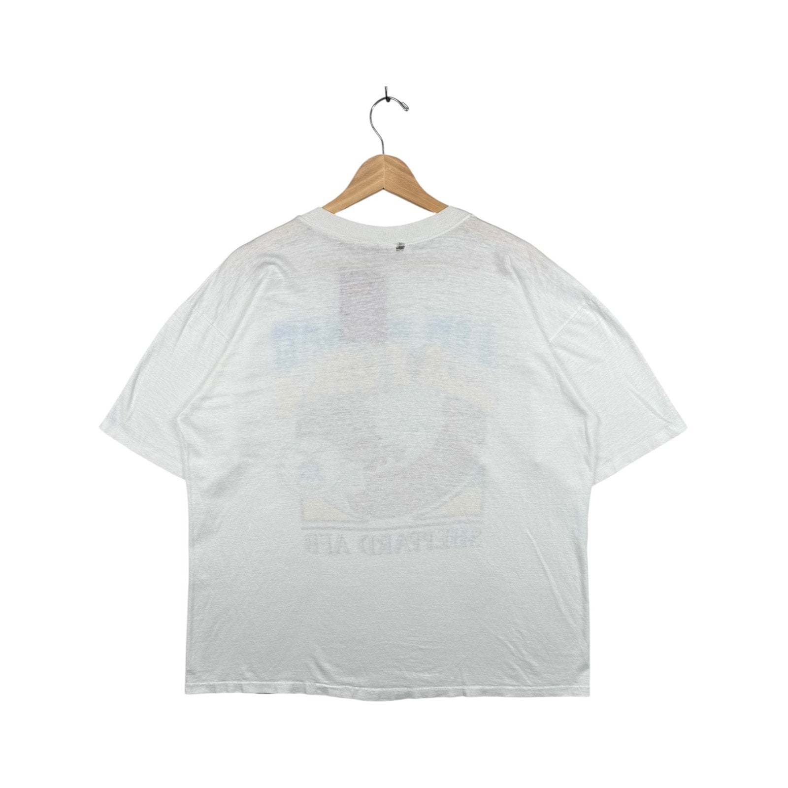 Vintage Air Force Sheppard AFB Globe Graphic Short Sleeve T-Shirt