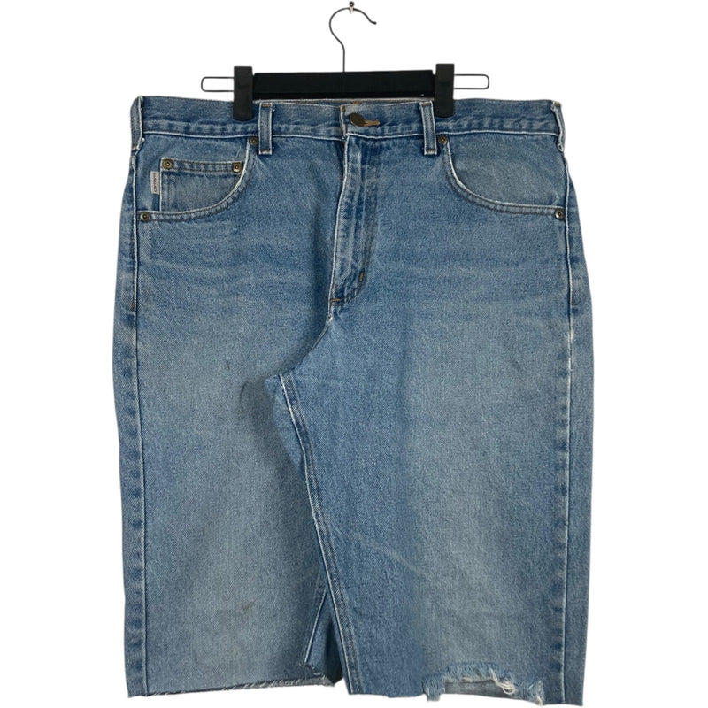 Vintage Carhartt Denim Cut Off Shorts 34