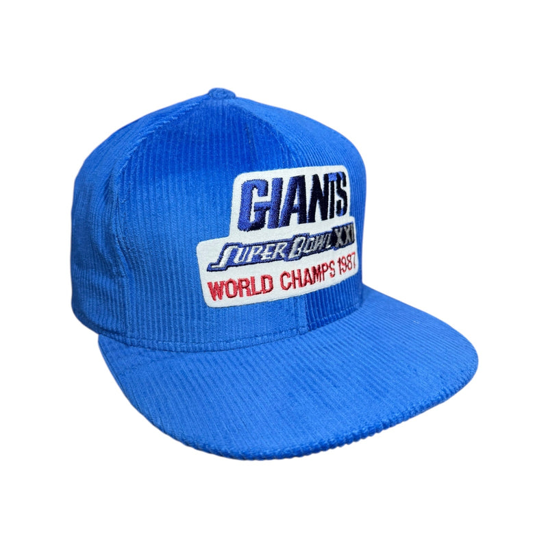 Vintage New York Giants NFL Corduroy Snapback Hat