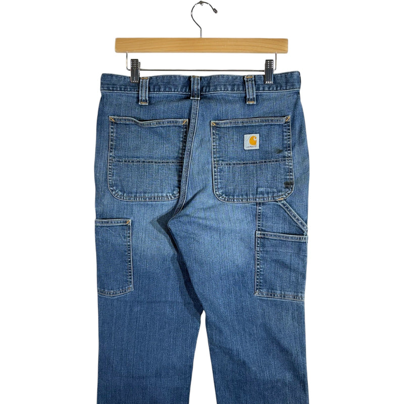 Vintage Carhartt Slim Fit Denim Carpenter Pants 32x30