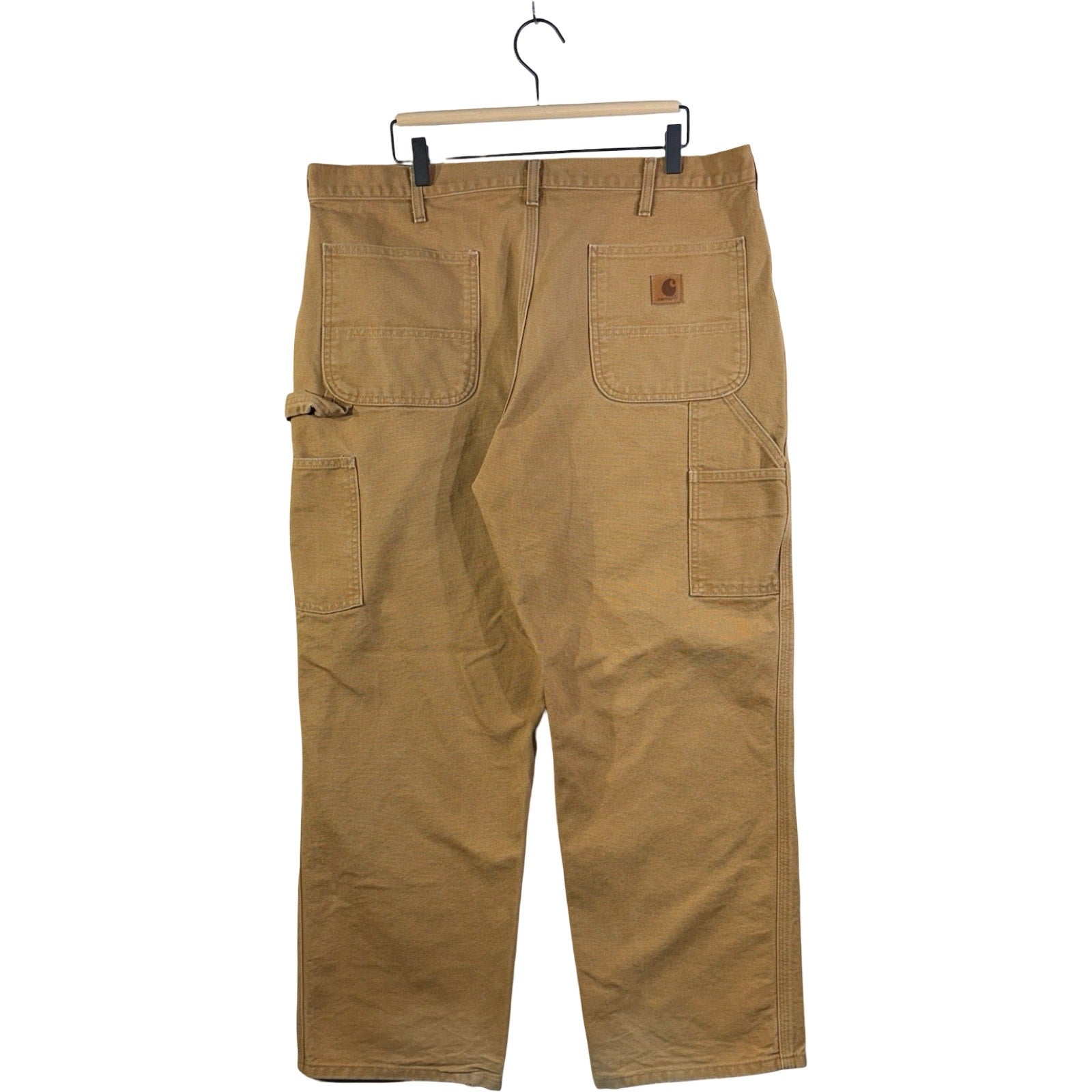 Carhartt painter pants 38×32 Carhartt Men's Relaxed Fit Dark Khaki Twill Carpenter Work Pants