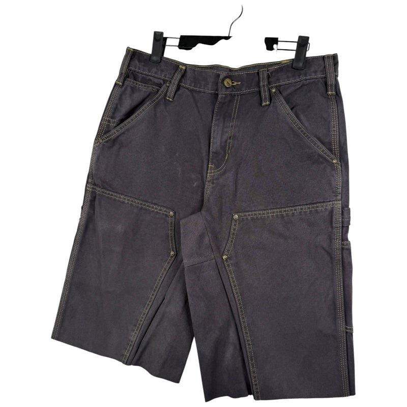 Vintage Carhartt Relaxed Raw Hem Carpenter Shorts 32