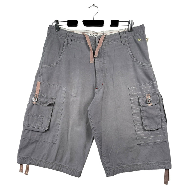 Vintage Ripcurl Logo Embroidered Cargo Shorts 35