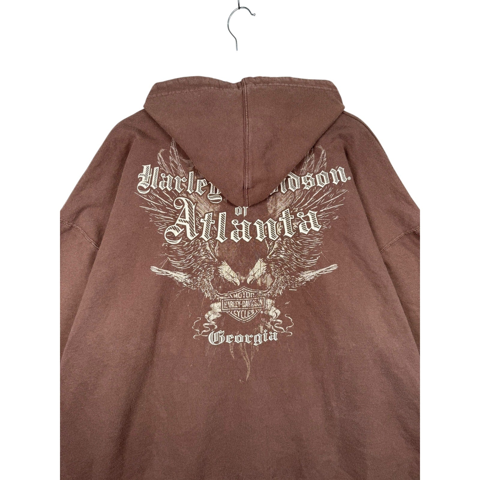 Vintage Harley Davidson Atlanta Full Zip Hoodie