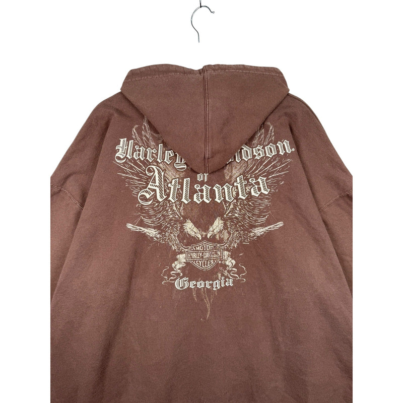 Vintage Harley Davidson Atlanta Full Zip Hoodie