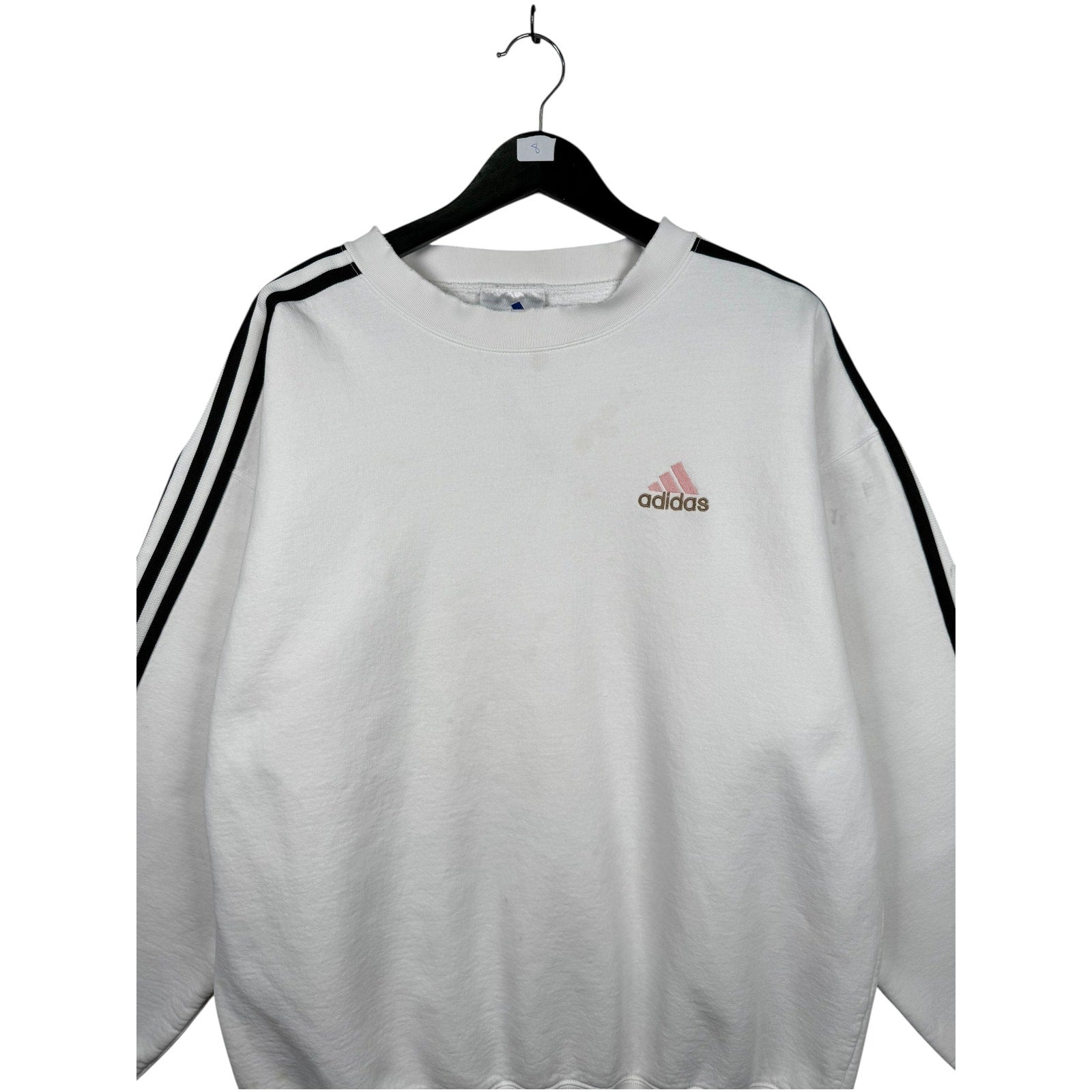 Vintage Adidas Striped Sleeves Sweatshirt Crewneck