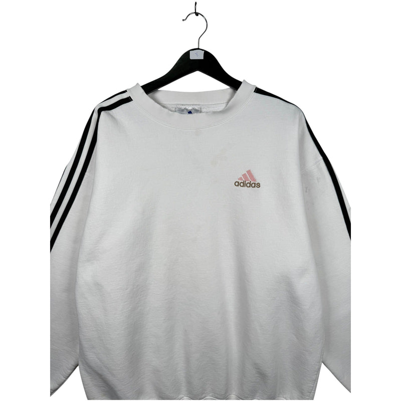 Vintage Adidas Striped Sleeves Sweatshirt Crewneck