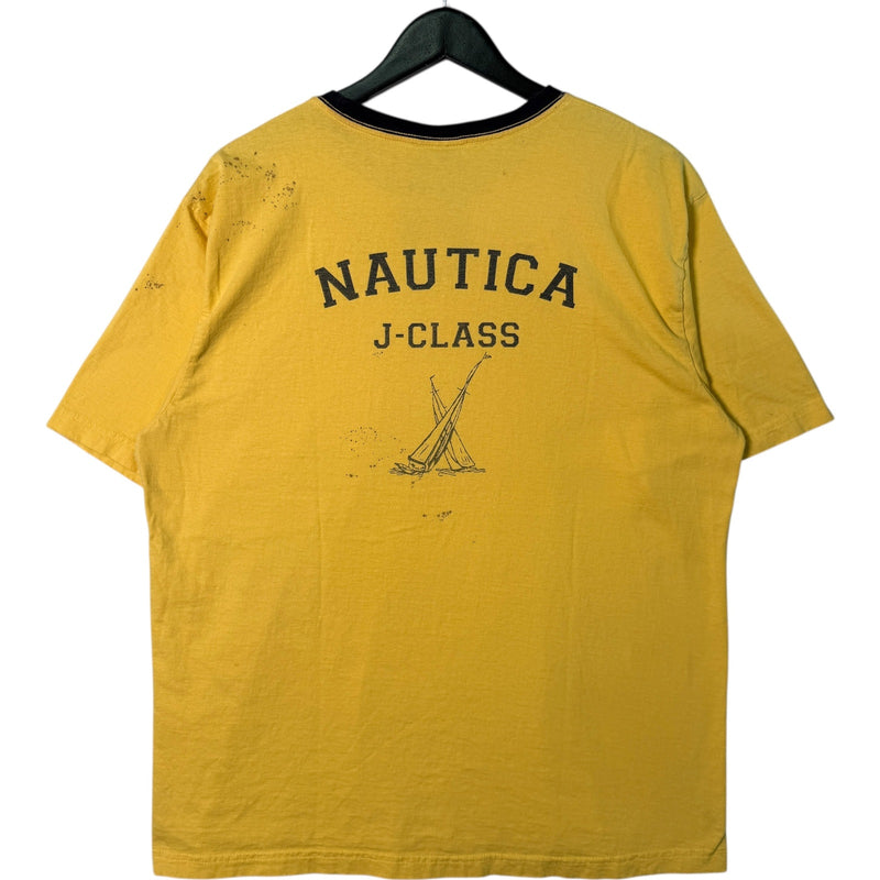 Vintage Nautica Sailboat Pocket Tee
