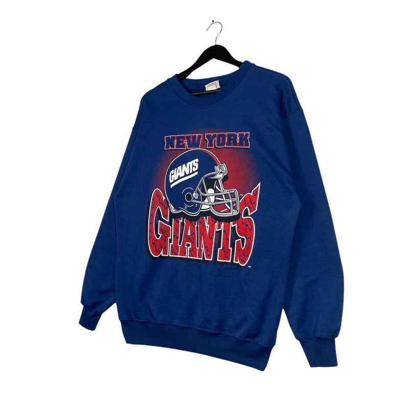 Vintage New York Giants Helmet Spellout NFL Crewneck