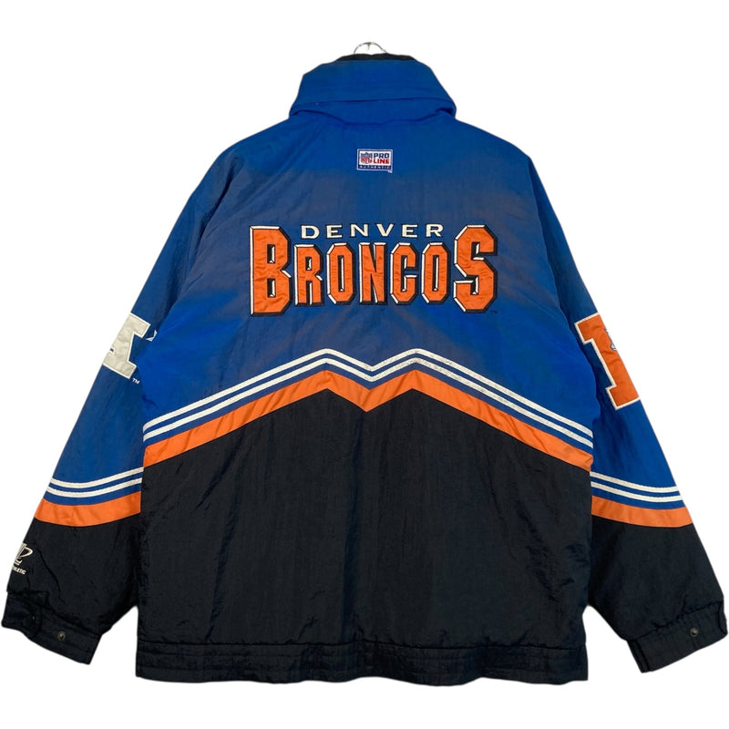 Vintage Pro Line Denver Broncos Full Zip NFL Jacket
