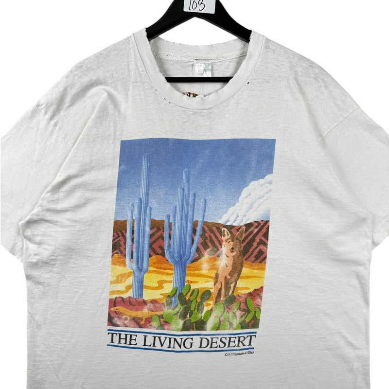 Vintage The Living Desert Nature Graphic T-Shirt