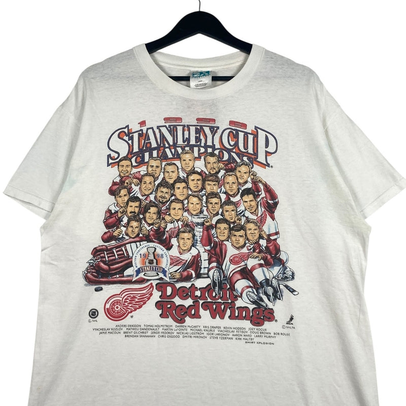 Vintage Detroit Red Wings Stanley Cup Champions NHL T-Shirt 90s