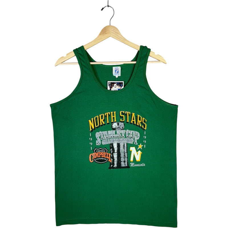 Vintage Minnesota North Stars Stanley Cup NHL Tank Top 1991