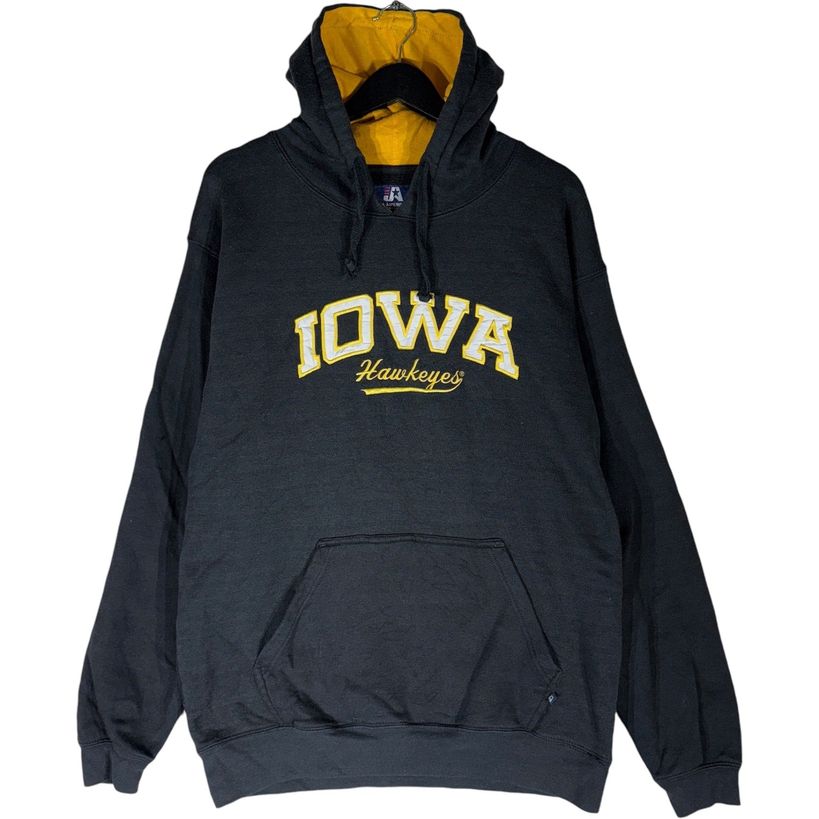 Vintage University of Iowa Hawkeyes Spellout Hoodie