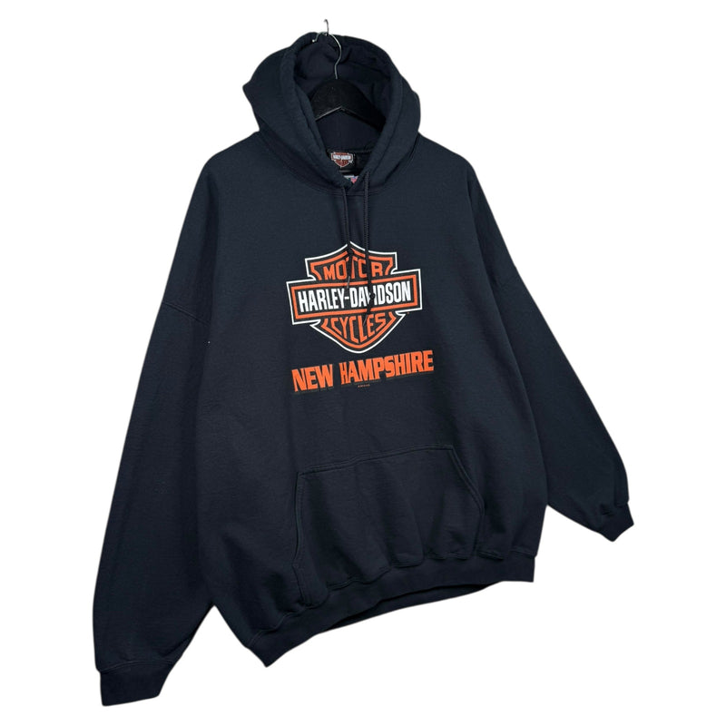 Vintage Harley Davidson White Mountain Graphic Hoodie