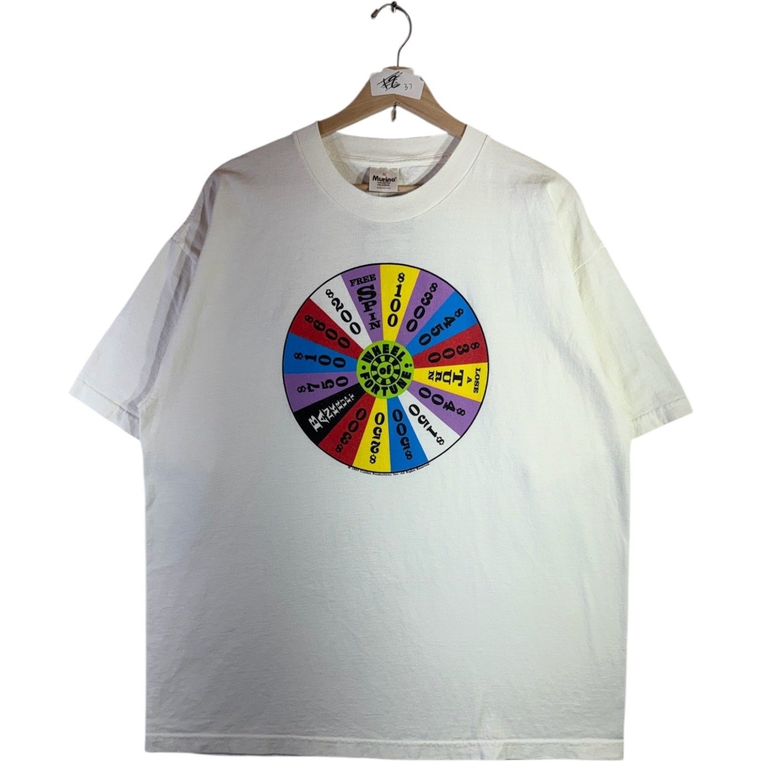 Vintage Wheel of Fortune Graphic T-Shirt