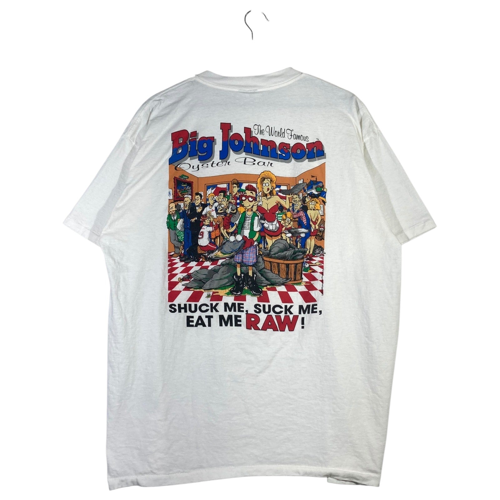 Vintage Big Johnson Oyster Bar Short Sleeve T-Shirt