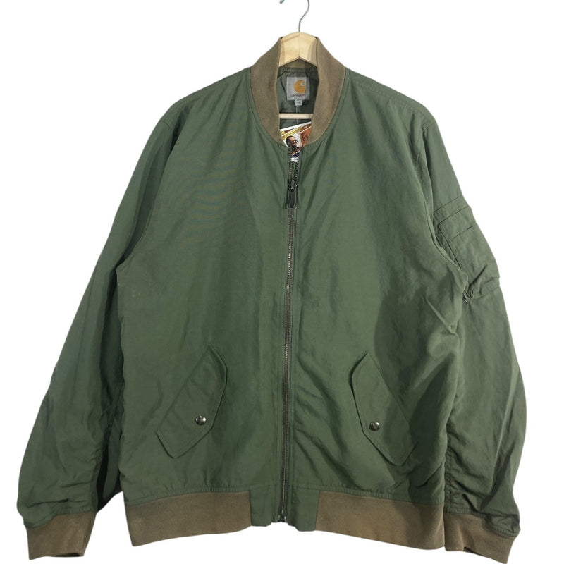 Vintage Carhartt Adams Full Zip Bomber Jacket