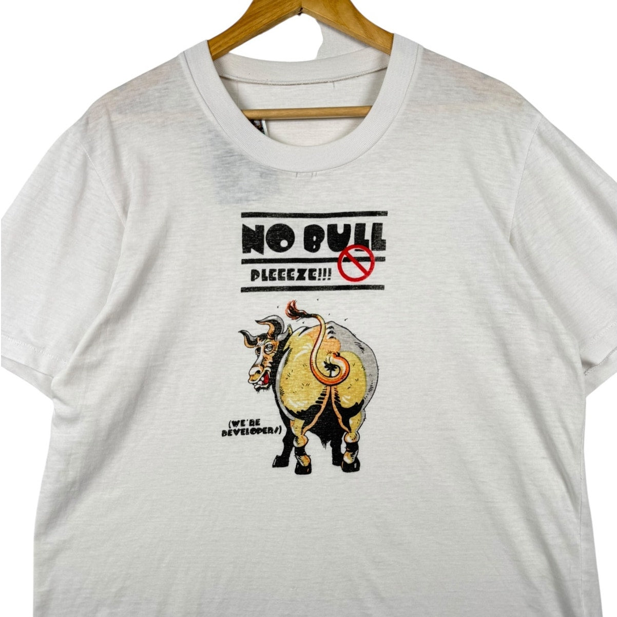 Vintage No Bull Please Graphic T-Shirt