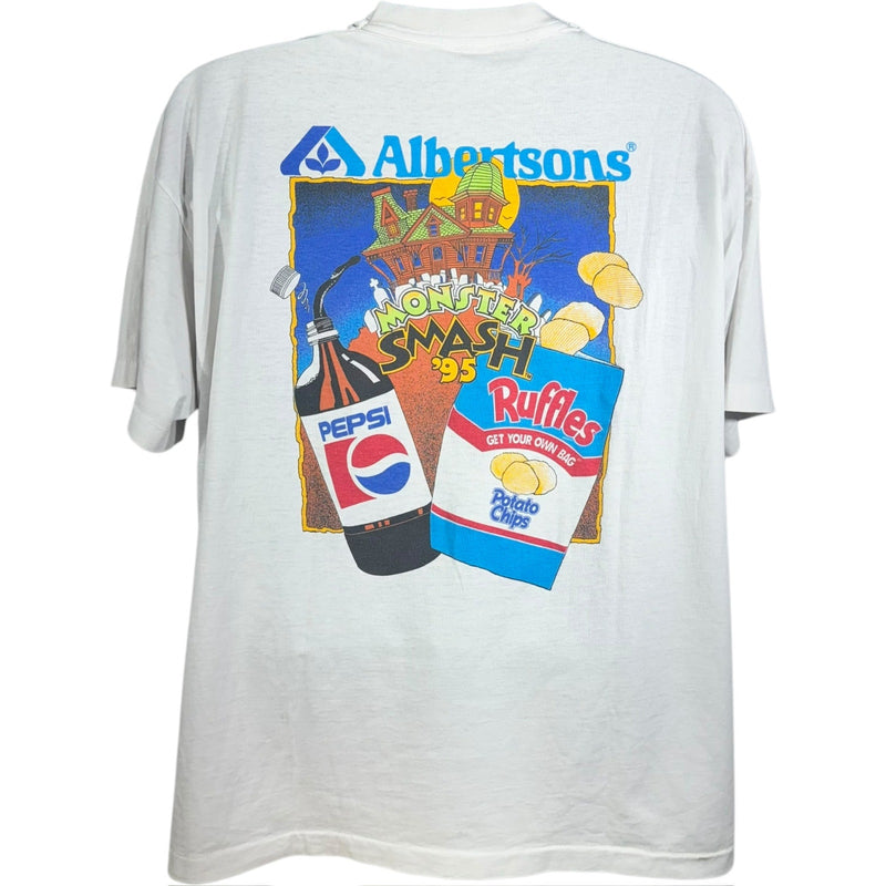 Vintage Albertsons Monster Smash Halloween Promotional Tee