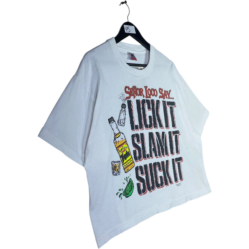 Vintage Señor Loco Cantina Cropped T-Shirt