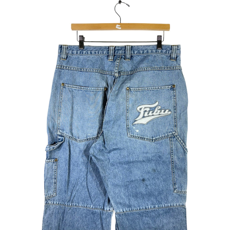 Vintage Fubu Embroidered Carpenter Pants 36 x 32