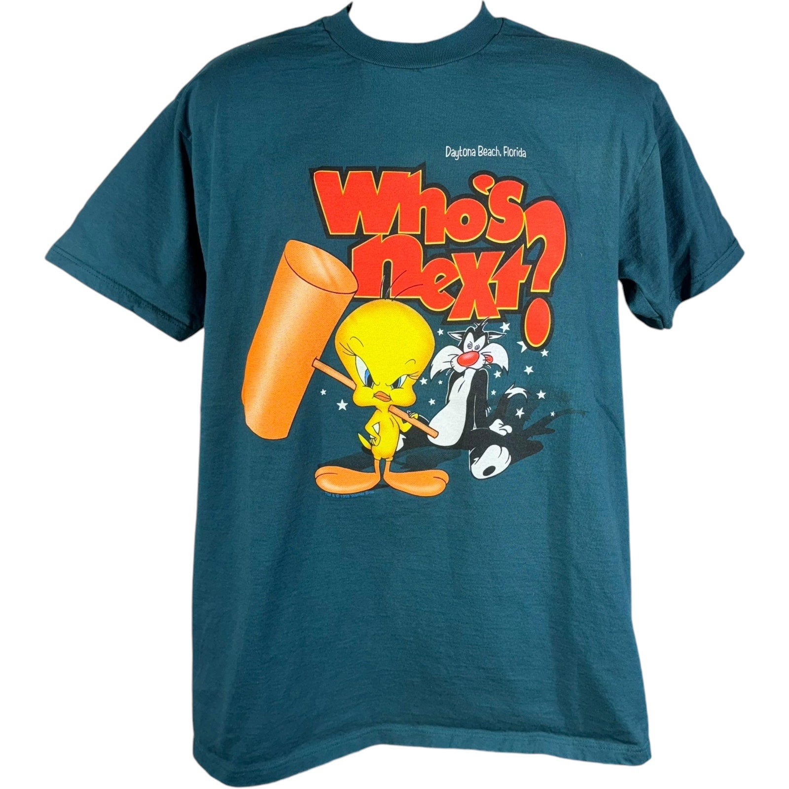 Vintage Looney Tunes "Who's Next" Tweety & Sylvester Tee 1998