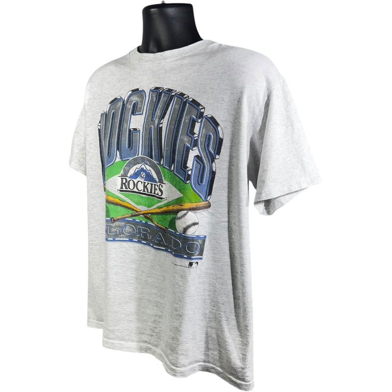 Vintage Salem Sportswear Colorado Rockies Spellout Tee