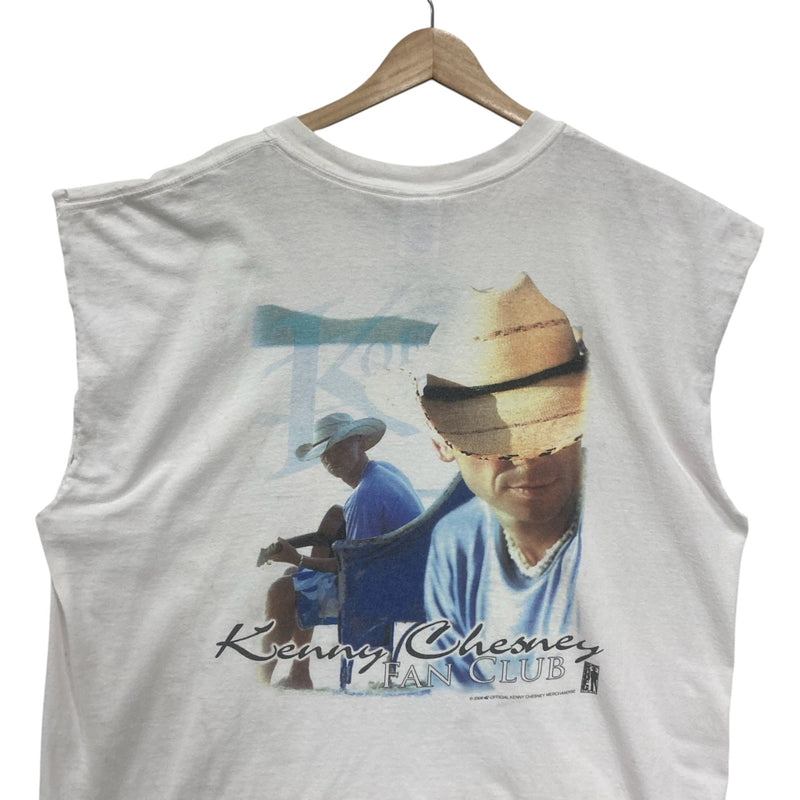 Vintage Kenny Chesney Fan Club Cut Off Tee