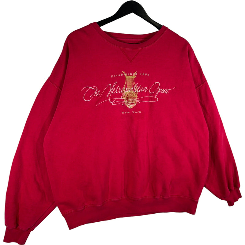 Vintage Embroidered Metropolitan Opera New York Crewneck