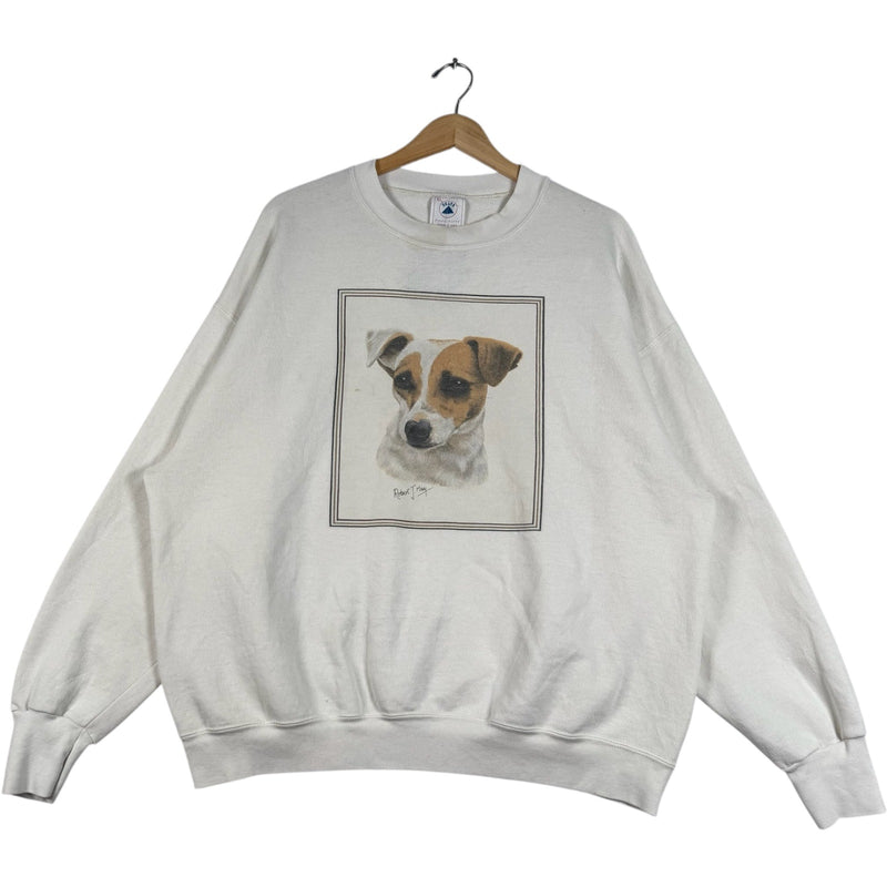 Vintage Jack Russell Terrier Picture Pullover Crewneck