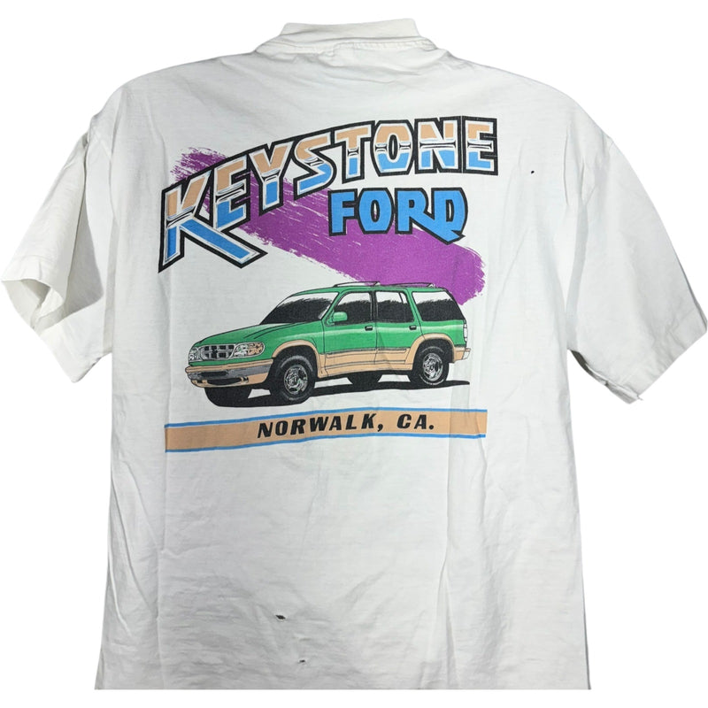 Vintage Keystone Ford Norwalk, CA Car Dealership Promo Tee