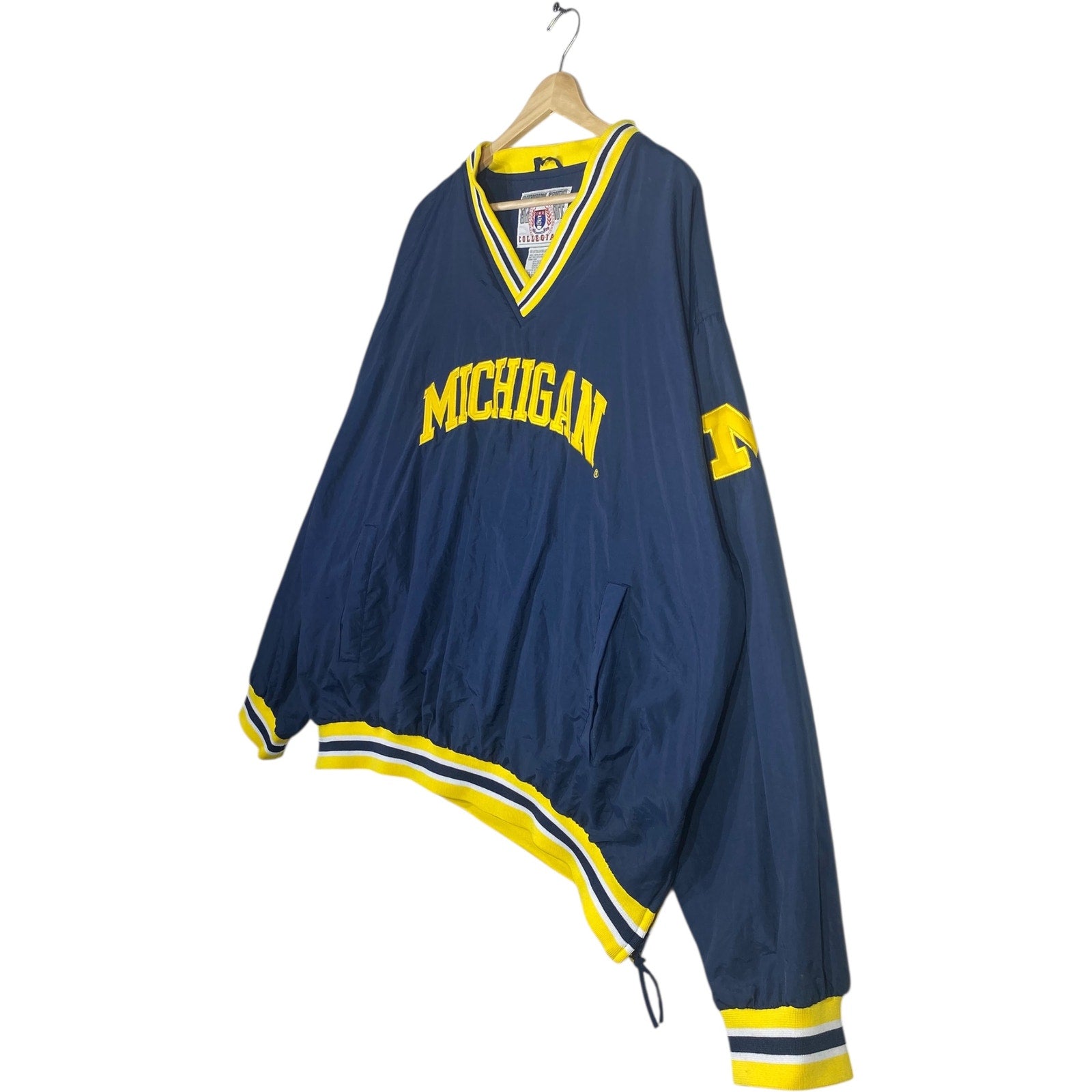 Vintage University Of Michigan NCAA Windbreaker Jacket